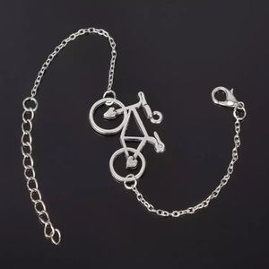 Silver Bicycle Bracelet